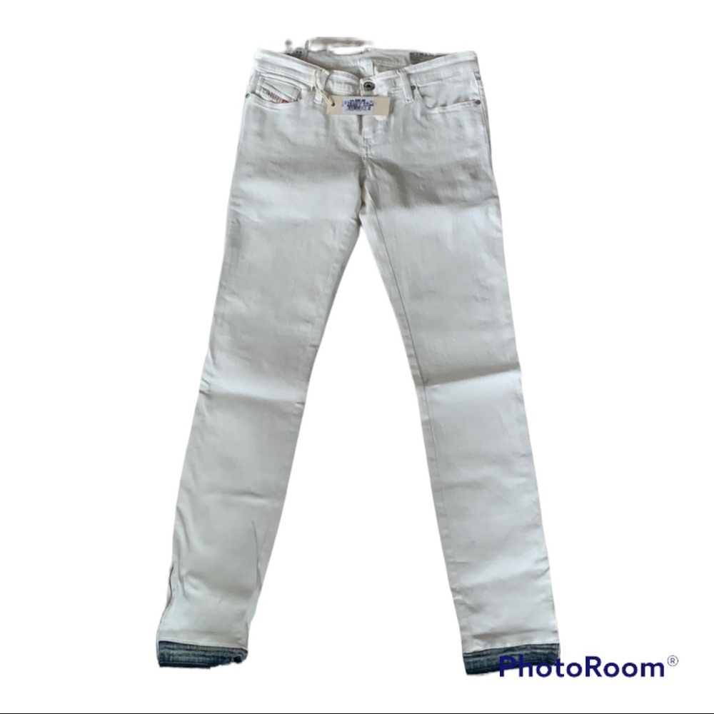Diesel Skinzee white coated jeans size 29 NWT